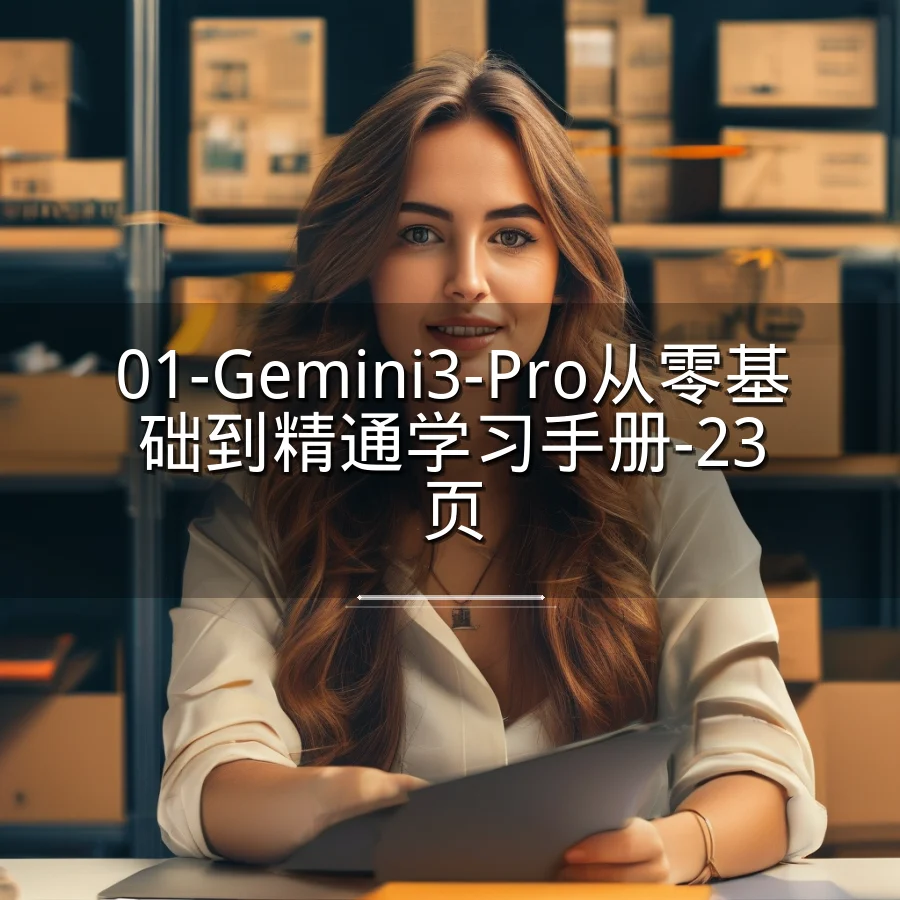 Gemini 3 Pro 从零基础到精通学习手册-23页-文章封面图