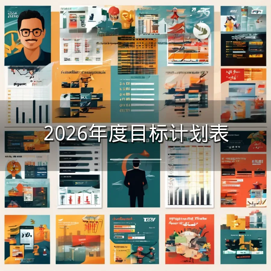 2026年度目标计划表-29行-3个子表-文章封面图