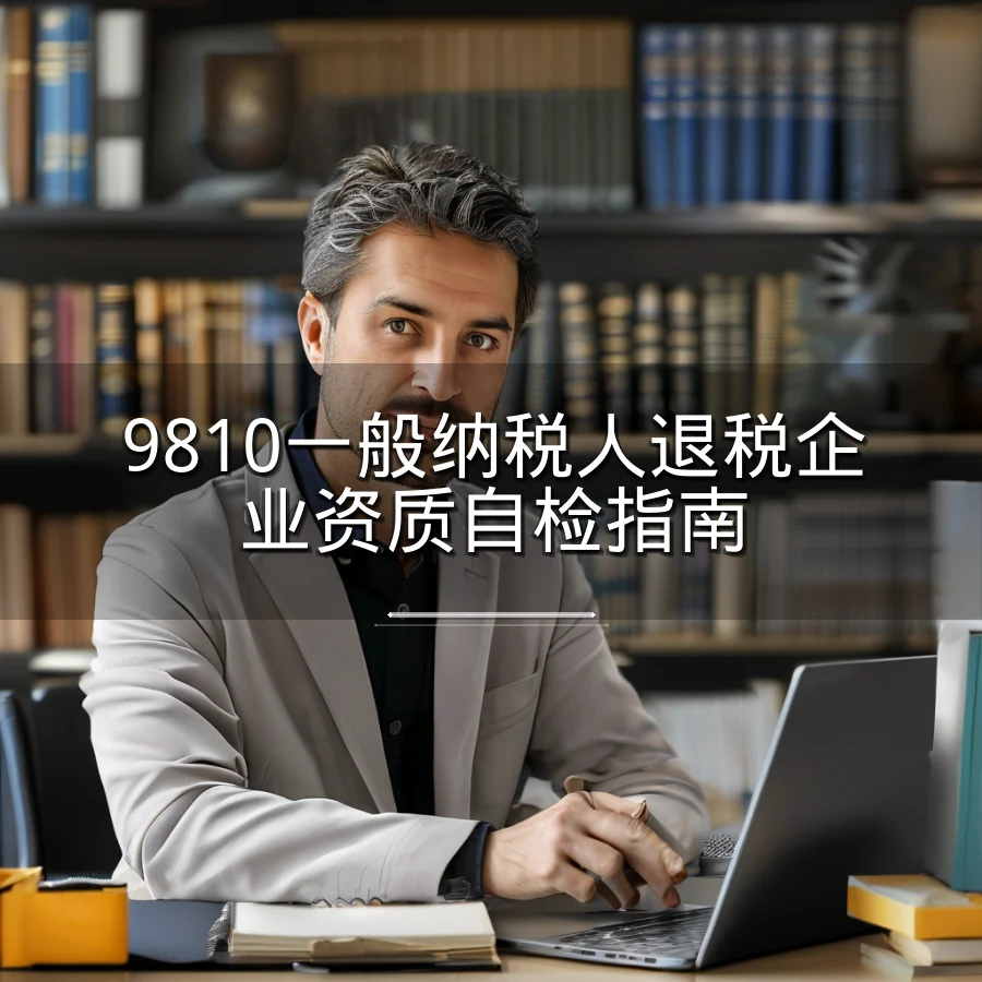 9810一般纳税人退税企业资质自检指南-2页