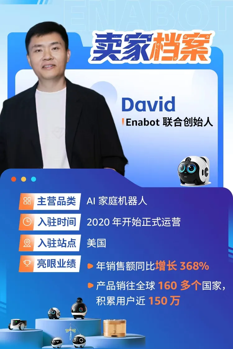 卖家故事|Enabot 从“找猫”痛点打造移动机器人,全栈自研+亚马逊反馈引爆 160 国市场-文章封面图