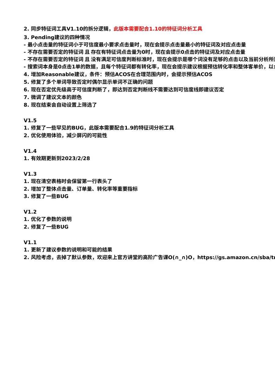 2025卖家峰会版本——进阶广告：搜索词报告优化工具V1.13.1-2694行-6个子表-文章简介图