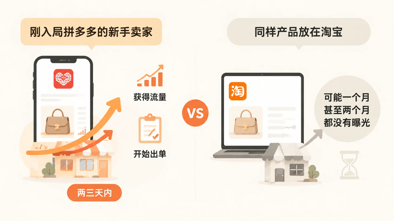 拼多多为什么让新手觉得容易、资深卖家觉得难? 文章内容信息图 1