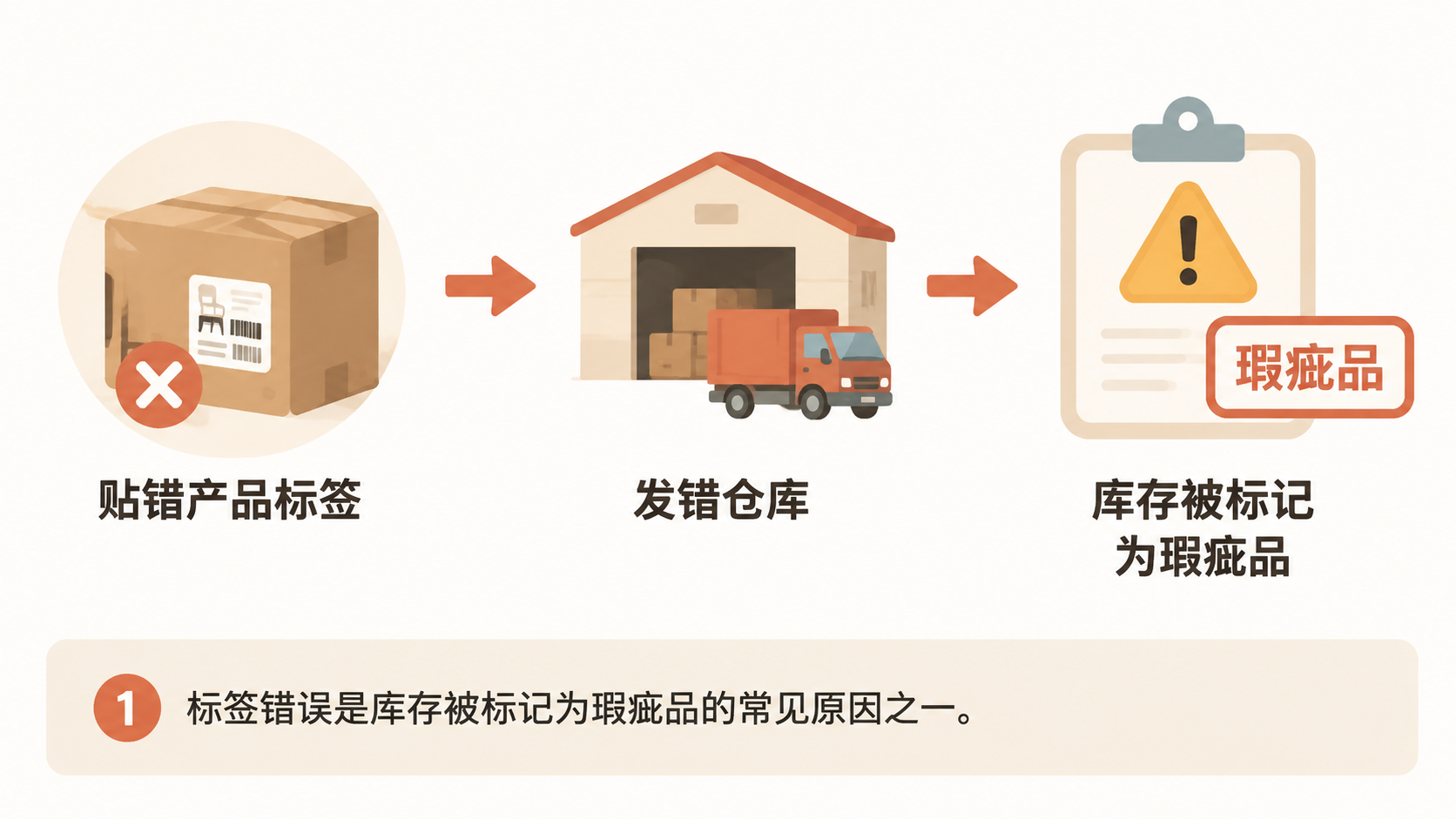 亚马逊库存突然变成瑕疵品不可售,是标签问题还是系统误判? 文章内容信息图 1