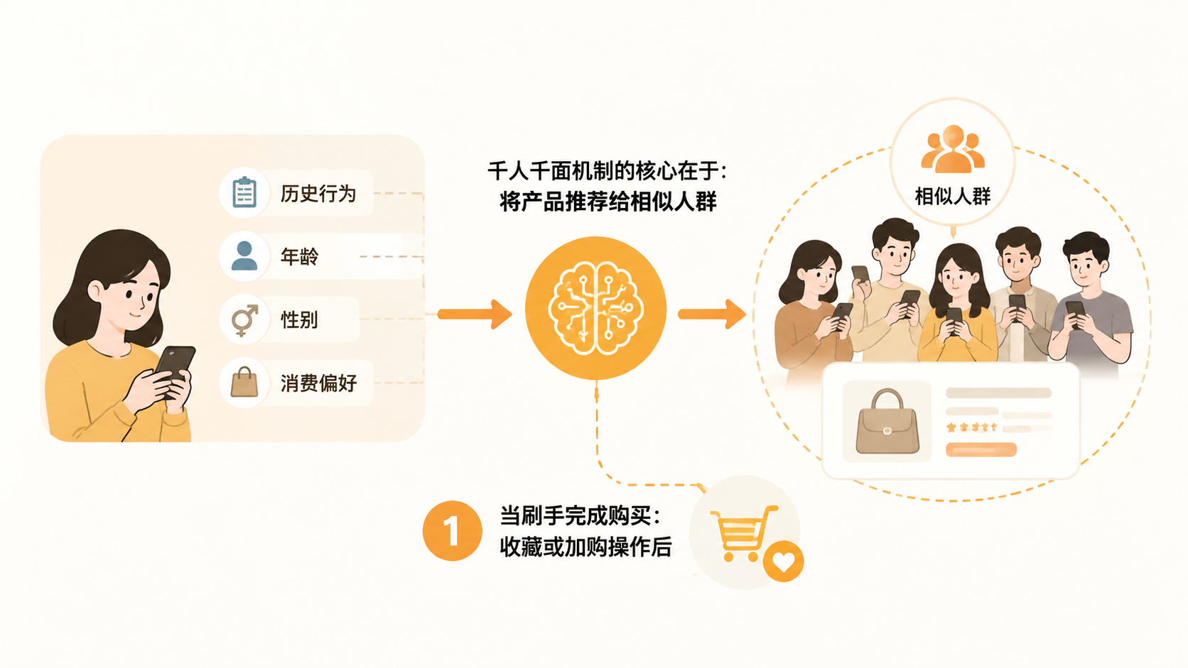 电商平台千人千面机制下,刷单为何会导致流量触底和亏损? 文章内容信息图 1
