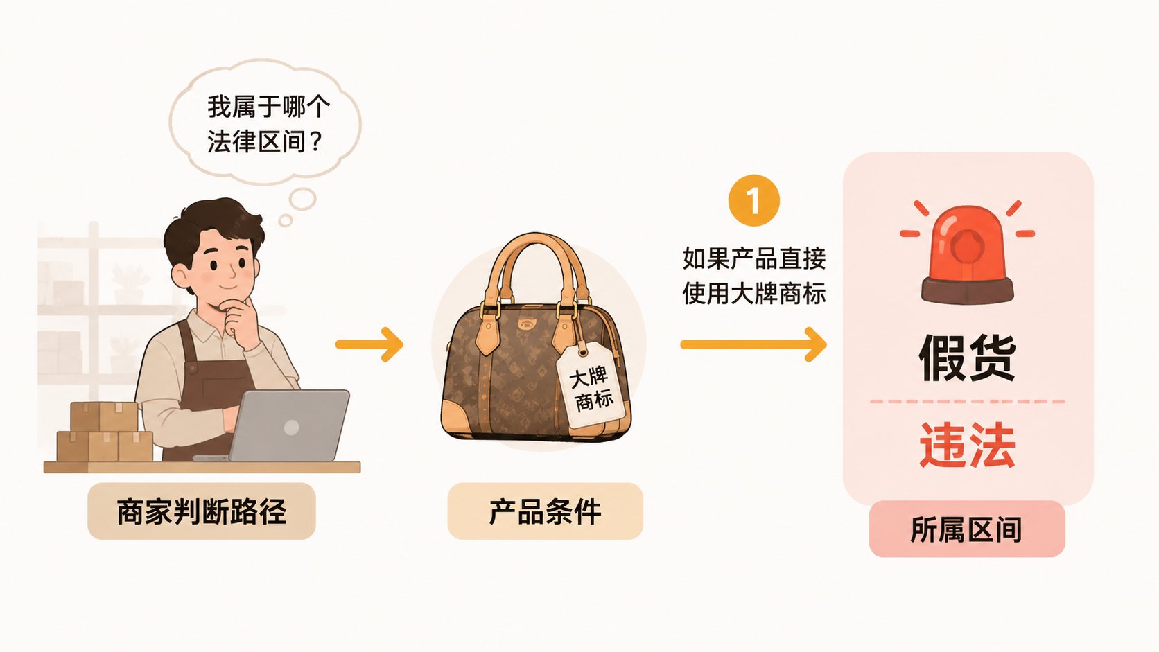 假货、山寨、擦边与平替,商家如何区分法律风险与合规边界? 文章内容信息图 3