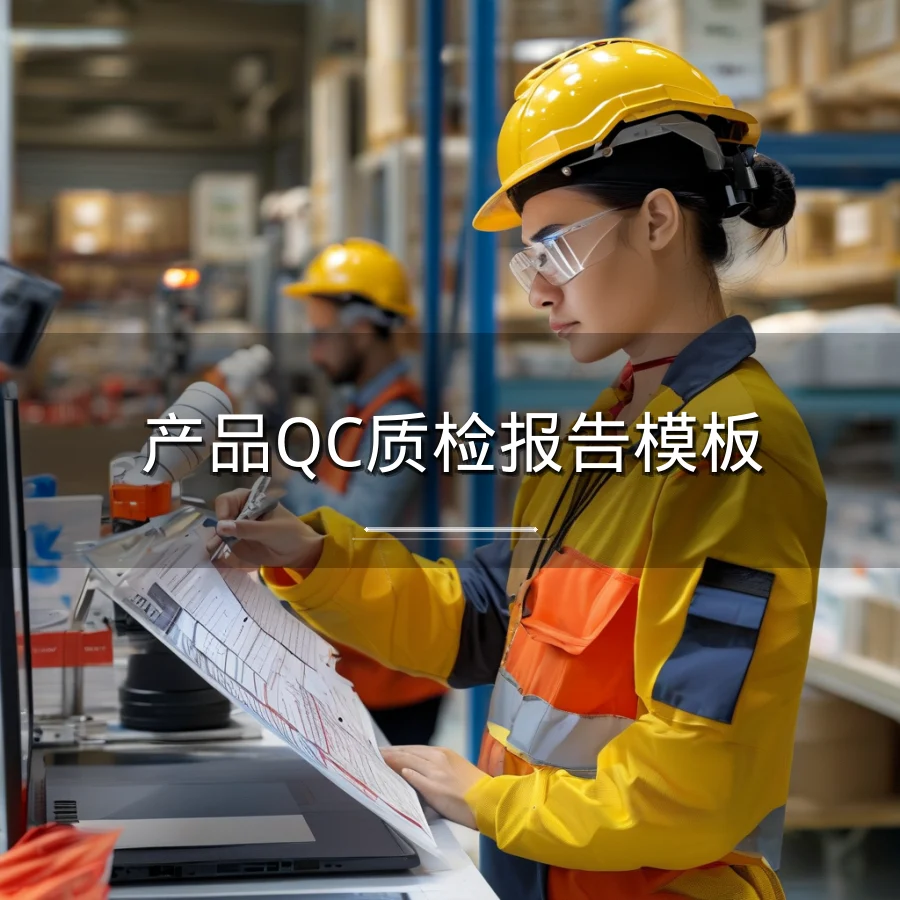 产品QC质检报告模板-28行-1个子表-文章封面图