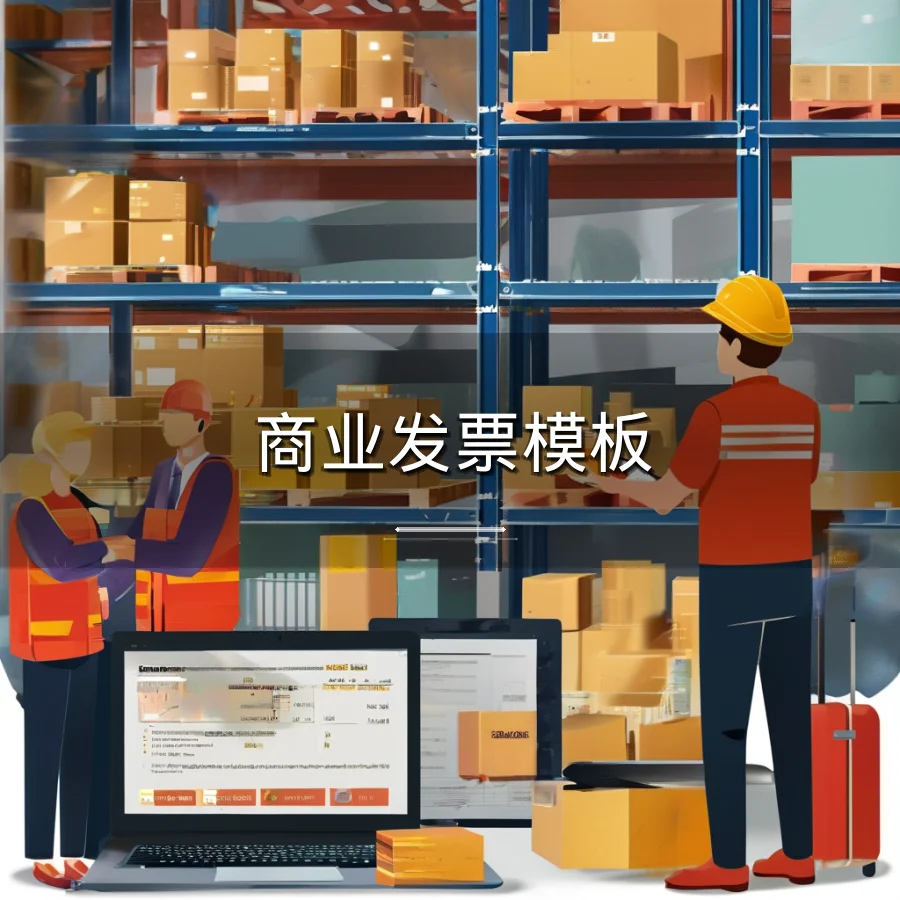 商业发票模板-62行-1个子表-文章封面图