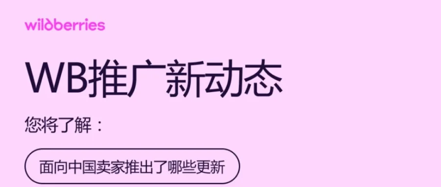 官方活动｜Wildberries 推广新规直播预告：8 月 13 日 16 点实操指南-文章封面图