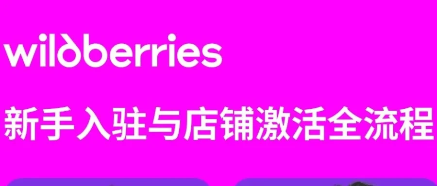 官方活动｜Wildberries平台入驻优惠与卖家经验分享直播-文章封面图