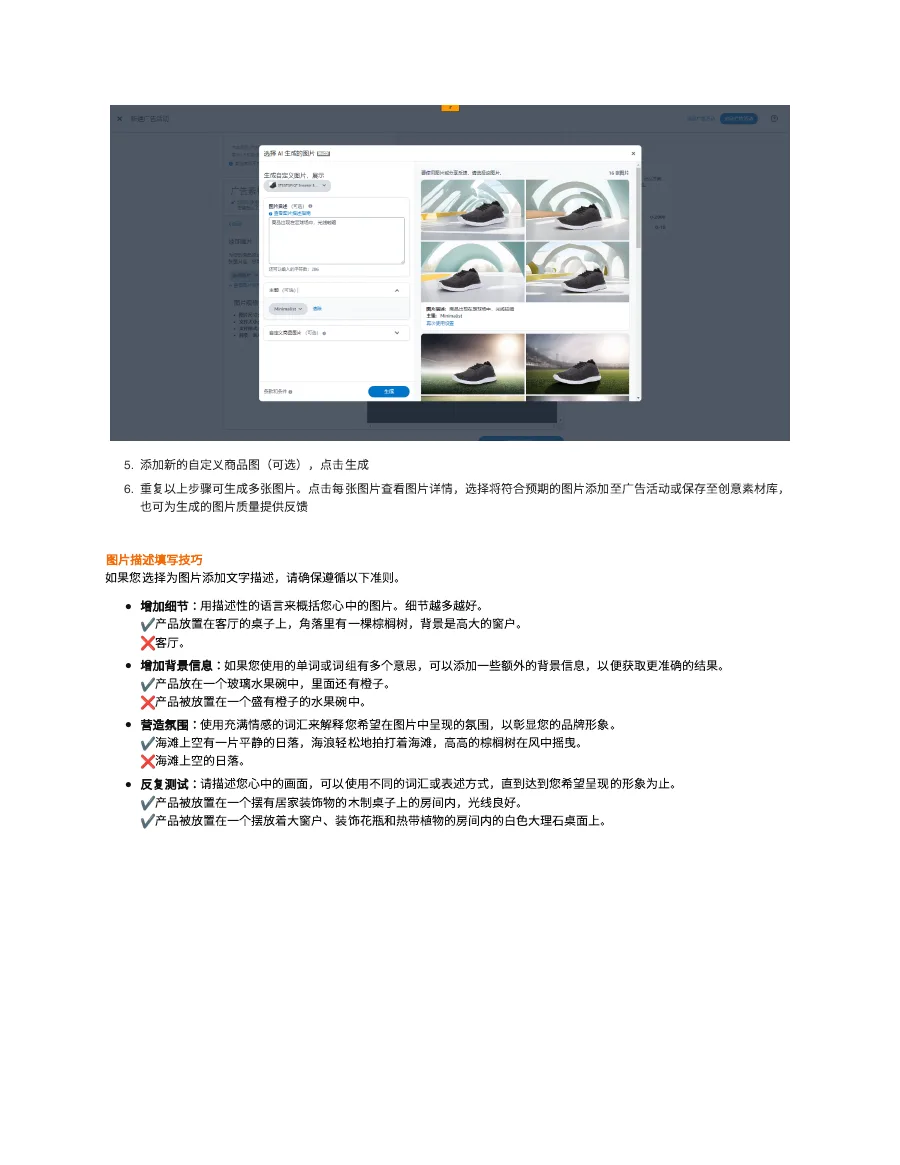 展示型推广推出人工智能（AI）图片生成功能-3页-文章场景图