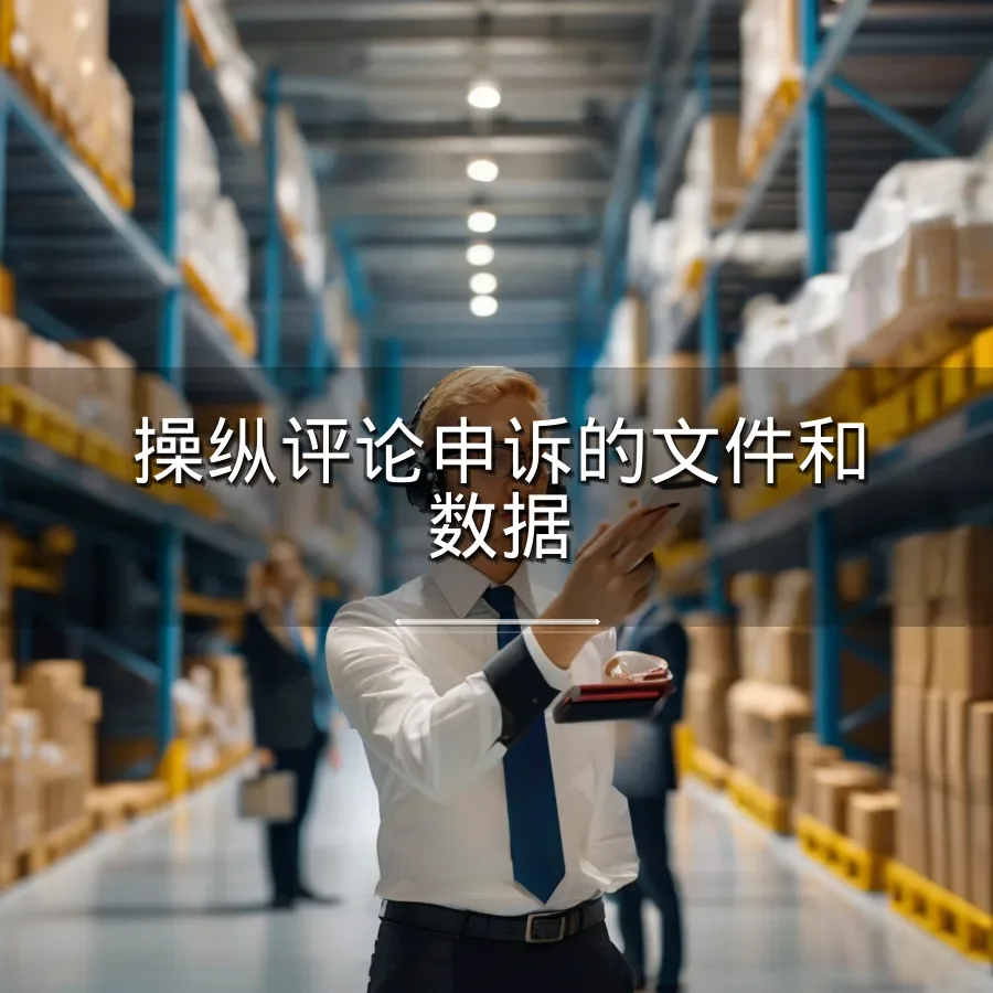 操纵评论申诉的文件和数据-4页-文章封面图