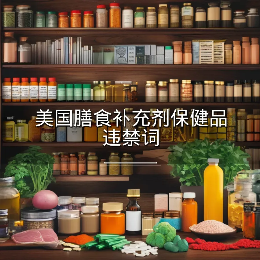 美国膳食补充剂保健品违禁词-35页-文章封面图
