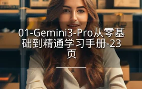 Gemini 3 Pro 从零基础到精通学习手册-23页