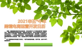 2021年亚马逊运营开发日历（经典版含世界各国气候）-56页