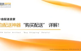 亚马逊自配送卖家购买配送服务详解手册-43页
