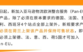 政策规则｜🔴高危！Pan-EU新规生效 荷兰站强制上架 2025/9/1执行