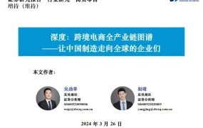 跨境电商全产业链图谱：中国制造全球化企业分析-93页