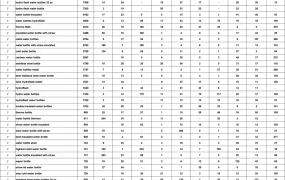 跨境电商卖家必备：Water Bottles 关键词筛选与分析-33637行-6个子表
