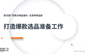亚马逊爆款选品准备工作指南-12页