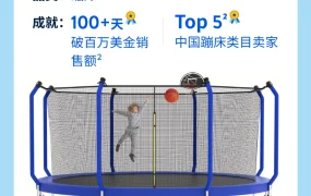 卖家故事｜跨境小白100+天销售额破百万美元 跻身沃尔玛蹦床类目Top5