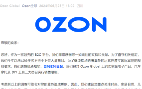政策规则｜Ozon Global限制三大类目销售 推荐转向时尚家居等类目 2024/6/26生效