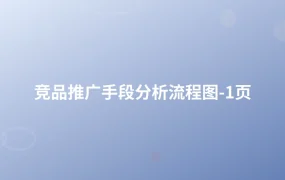 竞品推广手段分析流程图-1页