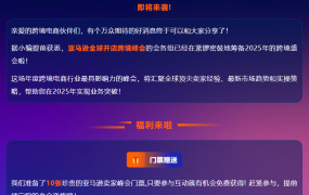官方活动｜2025年跨境峰会赠票活动【10张】