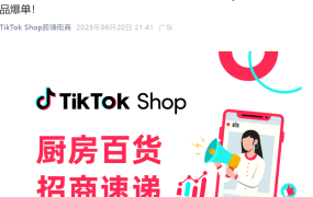 市场趋势｜TikTok Shop厨房百货全托管招商 沙特英国市场热销品类解析