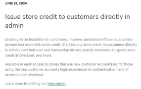 服务动态｜Shopify后台新增商店积分发放功能 提升复购率与客户忠诚度