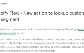 服务动态｜Shopify Flow新增在细分中查找客户功能 助力商家高效服务