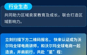 官方活动｜沃尔玛启明星培训讲师合作计划开启 资深跨境人可获官方认证
