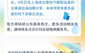 官方活动｜沃尔玛2025全渠道增长巡回招商 15城活动报名开启 新卖家最高75,000美元优惠