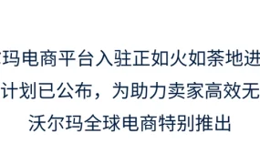 官方资讯｜沃尔玛2024出海启航图发布 三阶段赋能卖家全流程成长