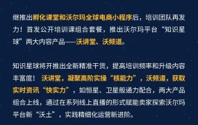 运营指导｜沃尔玛’知识星球’培训平台上线 含变体/广告专题 3月3日起开讲