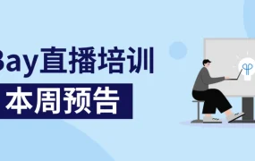 运营指导｜eBay三场直播培训：站外广告+政策解读+店铺设置 1月10-12日开播