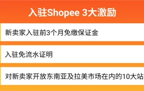 福利信息｜Shopee新卖家入驻3大激励：免保证金+免流水+10站点开放 附10月直播排期