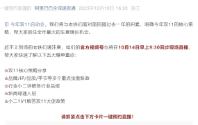 官方活动｜速卖通2025双11启动会10月14日直播 五大爆单重点详解