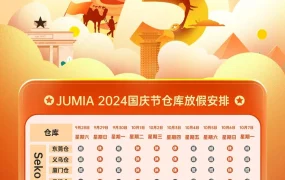 通知公告｜Jumia 2024国庆仓库放假安排公布 四仓作息差异大