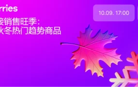 官方活动｜Wildberries俄罗斯秋冬热门商品选品TOP榜分享 10月9日17:00直播