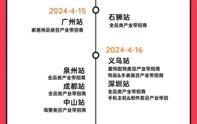 官方活动｜速卖通全国产业带招商会4月启动 多地线下对接源头好货