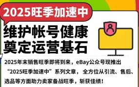 政策规则｜⚠️中危！eBay账号不良交易表现高风险将导致刊登下架 12周动态评估