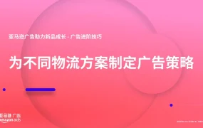 亚马逊广告进阶技巧：为不同物流方案制定广告策略-26页