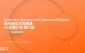亚马逊展示型推广SD助跑计划第六讲-2021年官方培训资料-37页