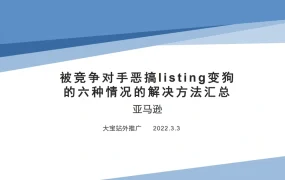 亚马逊Listing被恶搞变狗的六种情况及解决方法-12页