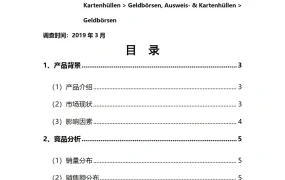 亚马逊德国站钱包类目市场调查数据报告-17页