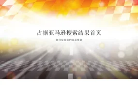 亚马逊搜索结果首页霸屏技巧-10页