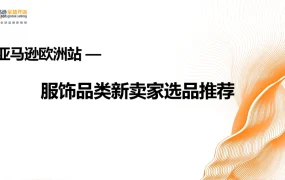 亚马逊欧洲站服饰品类新卖家选品与运营指南2023-25页