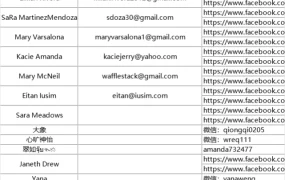 欧美亚马逊红人资源库2025-1858行-8个子表