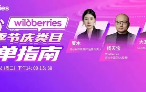 官方活动｜Wildberries旺季节庆类目爆单指南专题直播 10月28日14:00开始