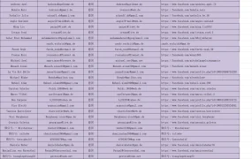 德国站168个真实测评资源（含邮箱和Facebook链接）-183行-1个子表